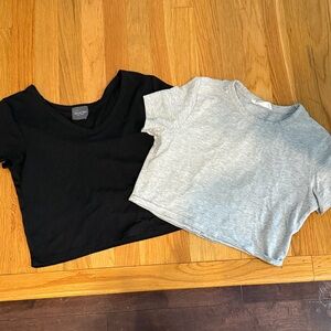 Cotton On Black and Gray Kids Tees